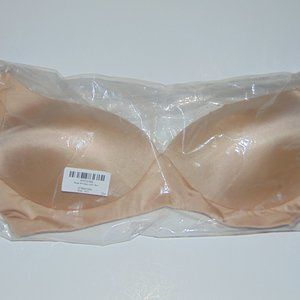 Charmo Beige Wireless Demi Bra Size 36C